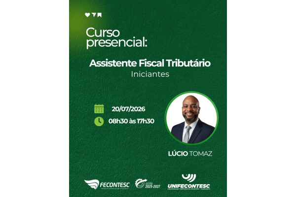 Curso de Assistente Fiscal Tributário – Nível: Iniciantes