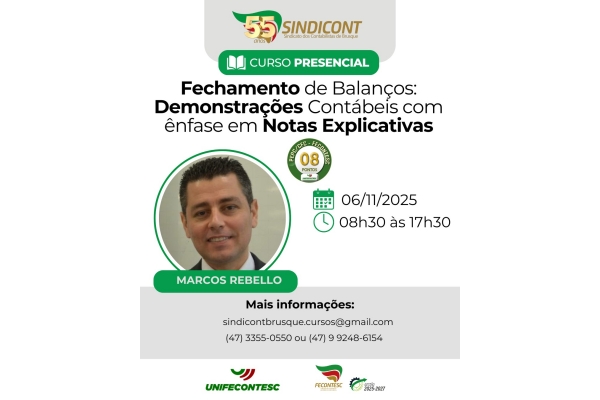 Fechamento de Balanços com Ênfase em Notas Explicativa e nos Impactos da Reforma Tributária