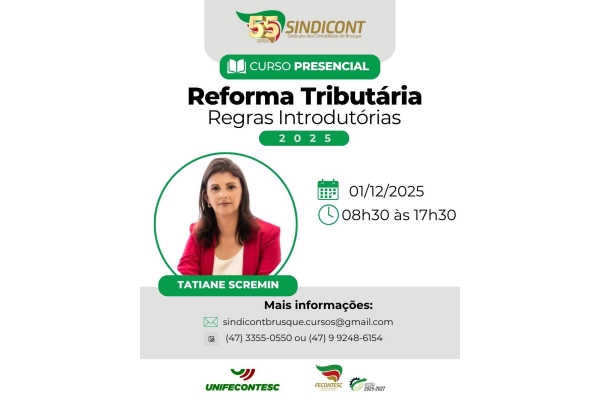 REFORMA TRIBUTÁRIA – Regras Introdutórias.