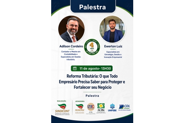 Palestra Gratuita | Reforma Tributária